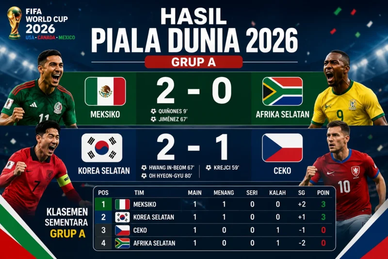Meksiko Menang Dramatis, Korea Selatan Comeback Tundukkan Ceko.webp